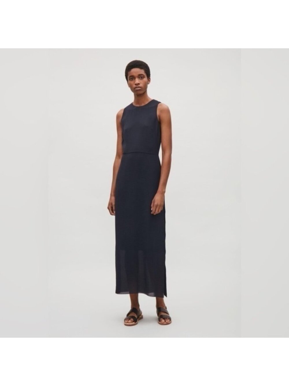 COS Long Sleeveless Dress Size 34/XS